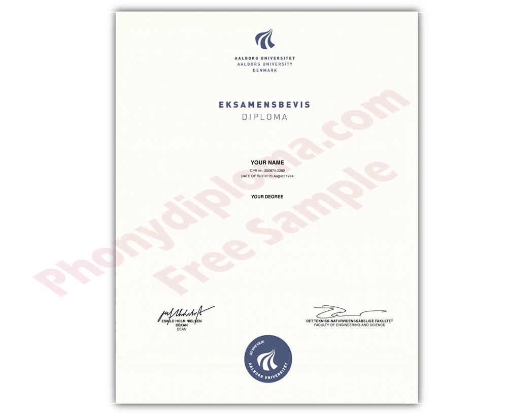 Fake Diploma from Denmark University Denmark D