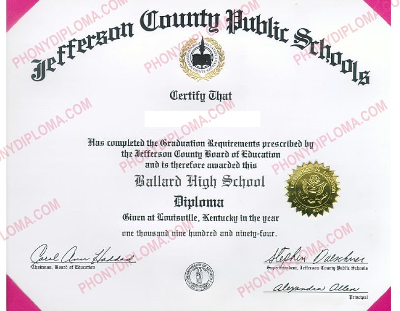 Fake USA High School Diplomas Match