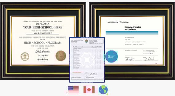 Buy Fake High School and Secondary Diplomas and Transcripts from PhonyDiploma