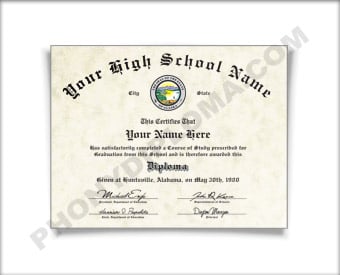 Fake High School Diploma, Northeast Design