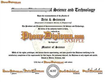 Fake Diploma from UAE University UAE D