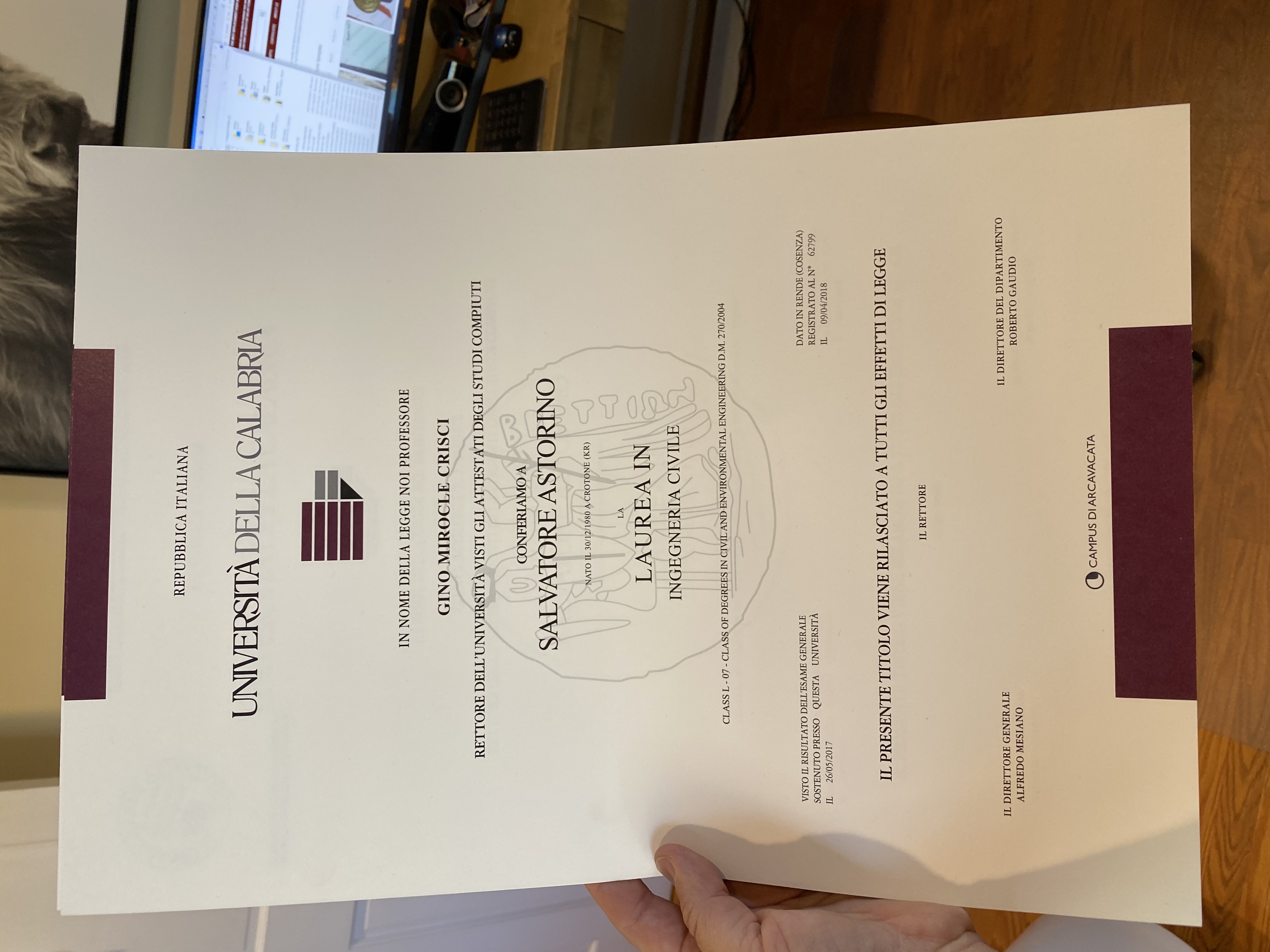 Italy sample document