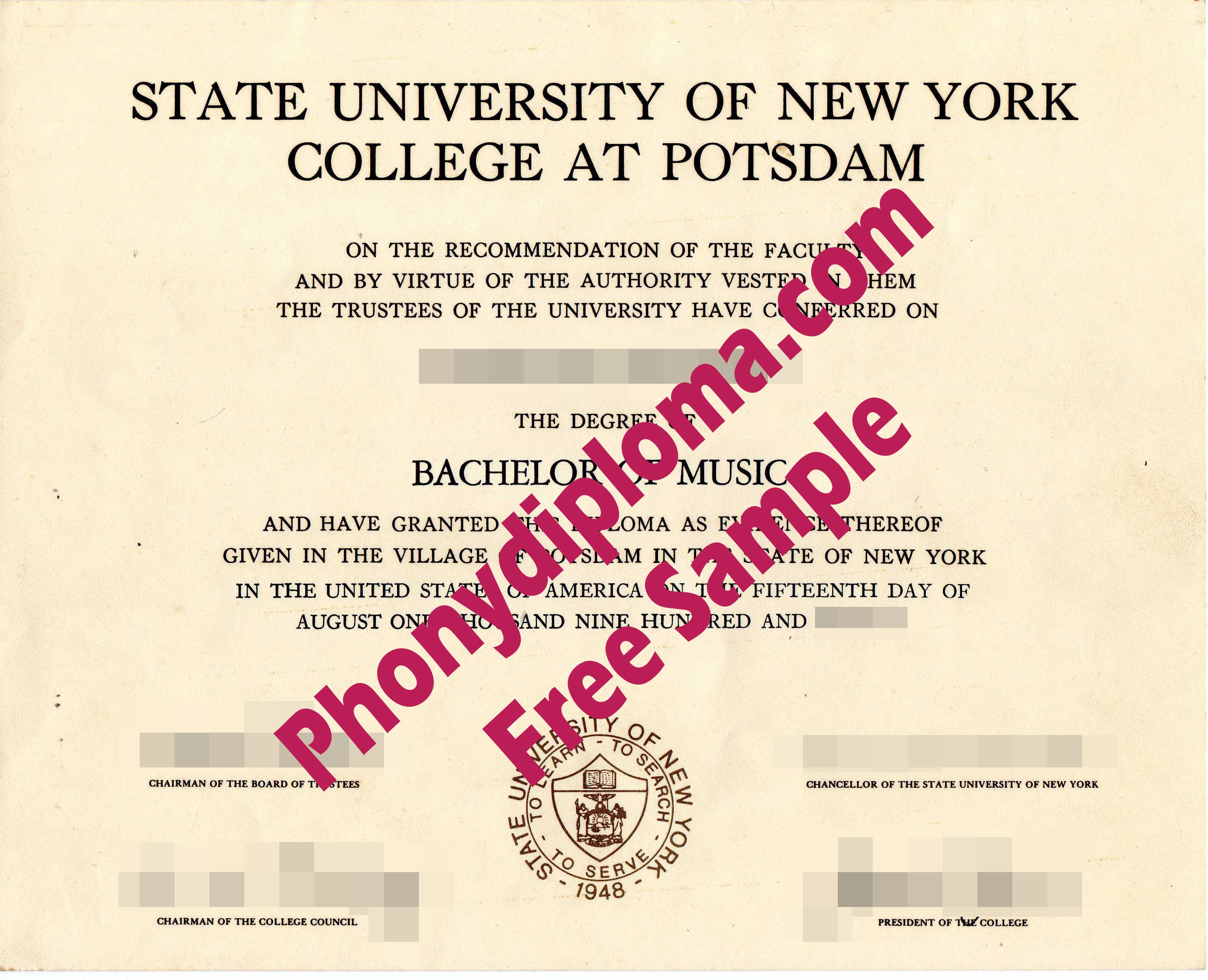 Buy Suny Phonydiploma · United States