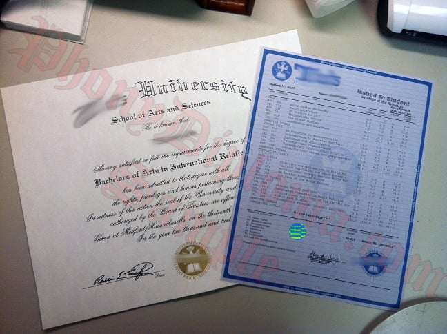 Tufts Diploma And Transcripts Photo · United States