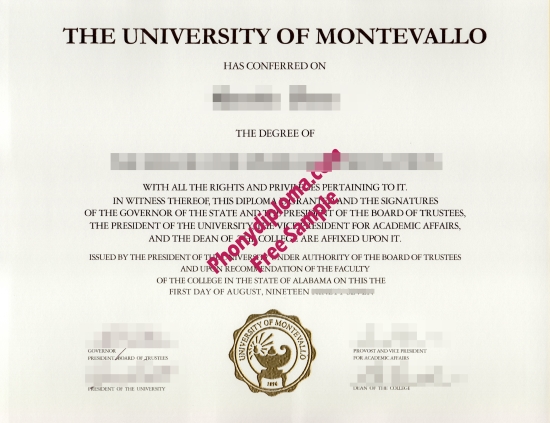 Usa Alabama University Of Montevallo Actual Match Transcript Free Sample From Phonydiploma (2) · United States