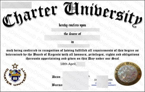 Usa Charter University Free Sample From Phonydiploma · United States