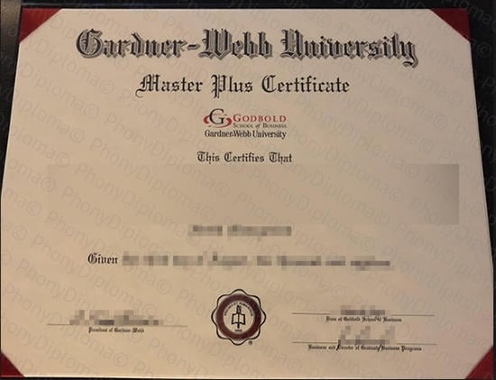 Usa Gardner Webb University Free Sample From Phonydiploma · United States