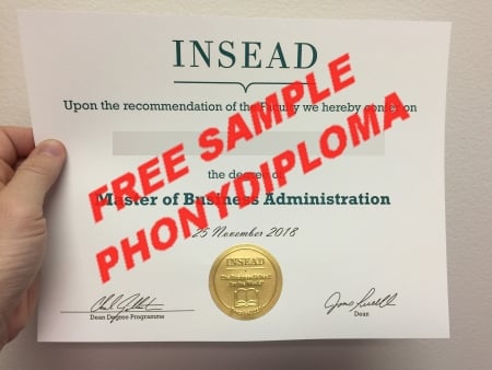 Usa Insead Photo Free Sample From Phonydiploma · United States