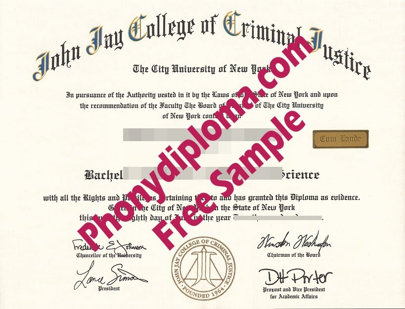Usa John Jay College Of Criminal Justice Scan Copy · United States