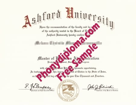 Usa North Carolina Ashford University Free Sample From Phonydiploma · United States