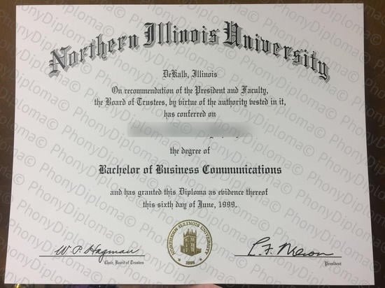 Usa Northern Illinois University Free Sample From Phonydiploma · United States