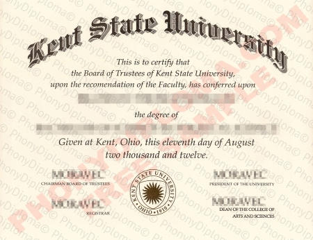 Usa Ohio Kent State University Free Sample From Phonydiploma (1) · United States