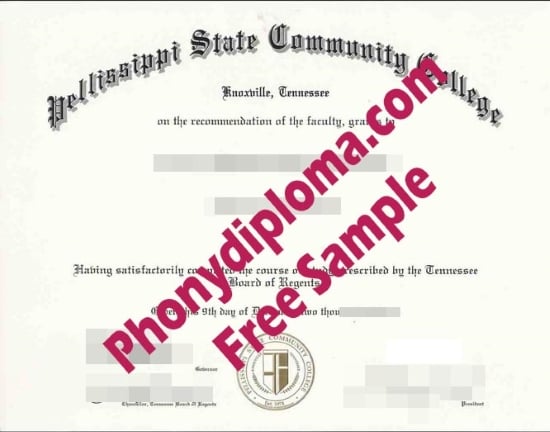 Usa Pellissippi State Community College Free Sample From Phonydiploma · United States