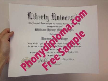Usa Virginia Liberty University Photo Free Sample From Phonydiploma · United States