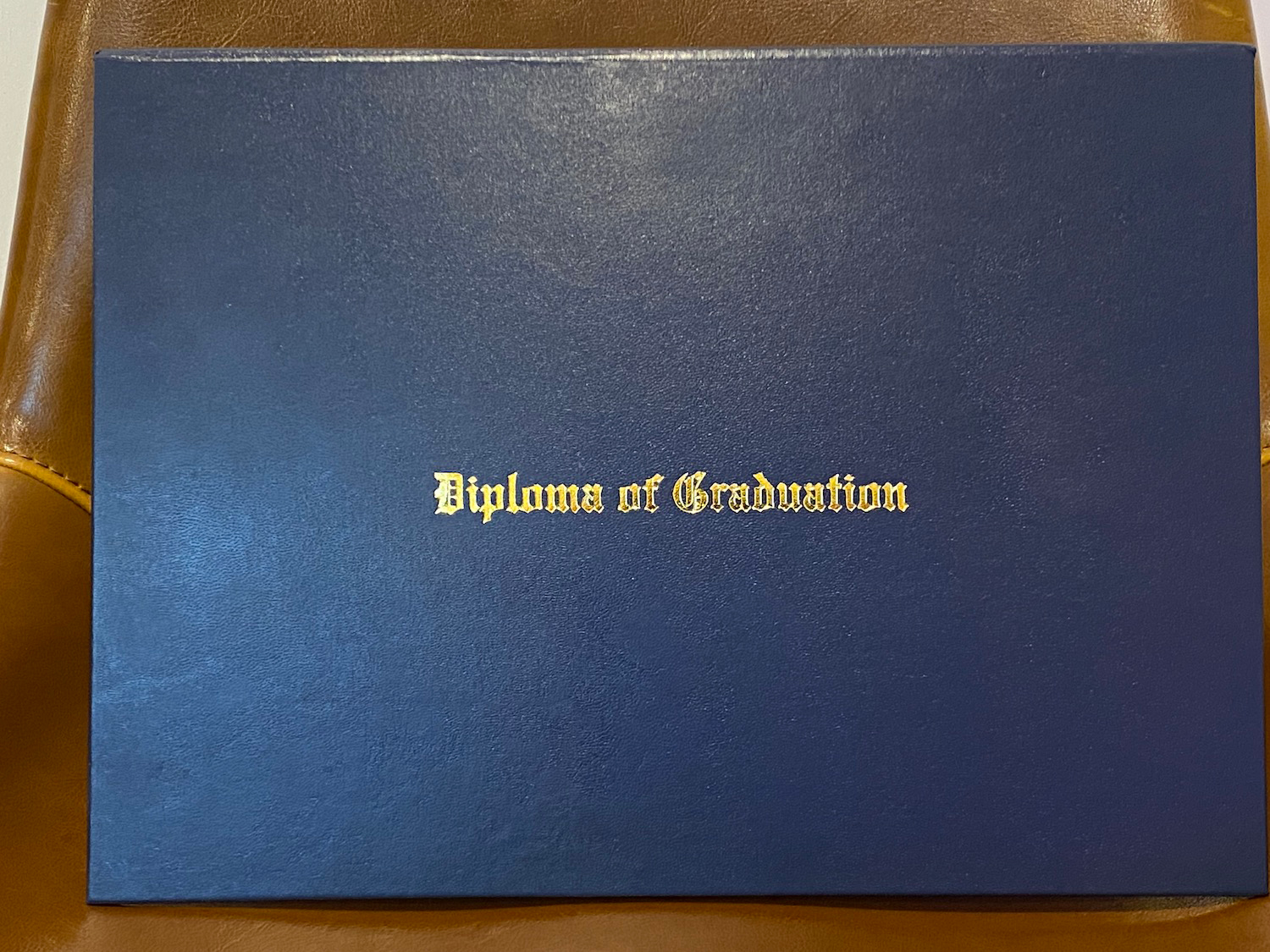 Imprinted Diploma of Graduation cover