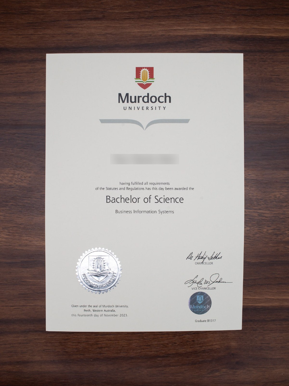 Murdoch University sample