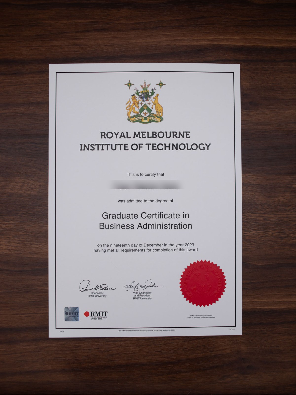 RMIT sample