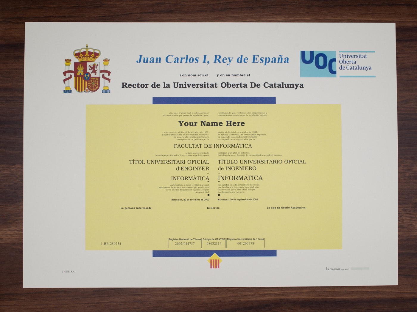 Universitat Oberta de Catalunya sample