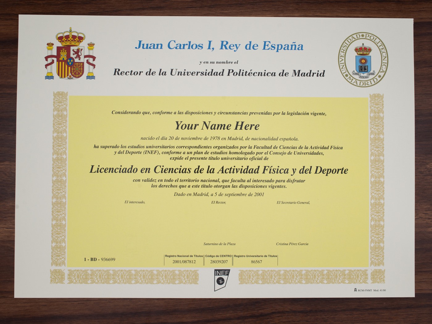 Universidad Politécnica de Madrid sample
