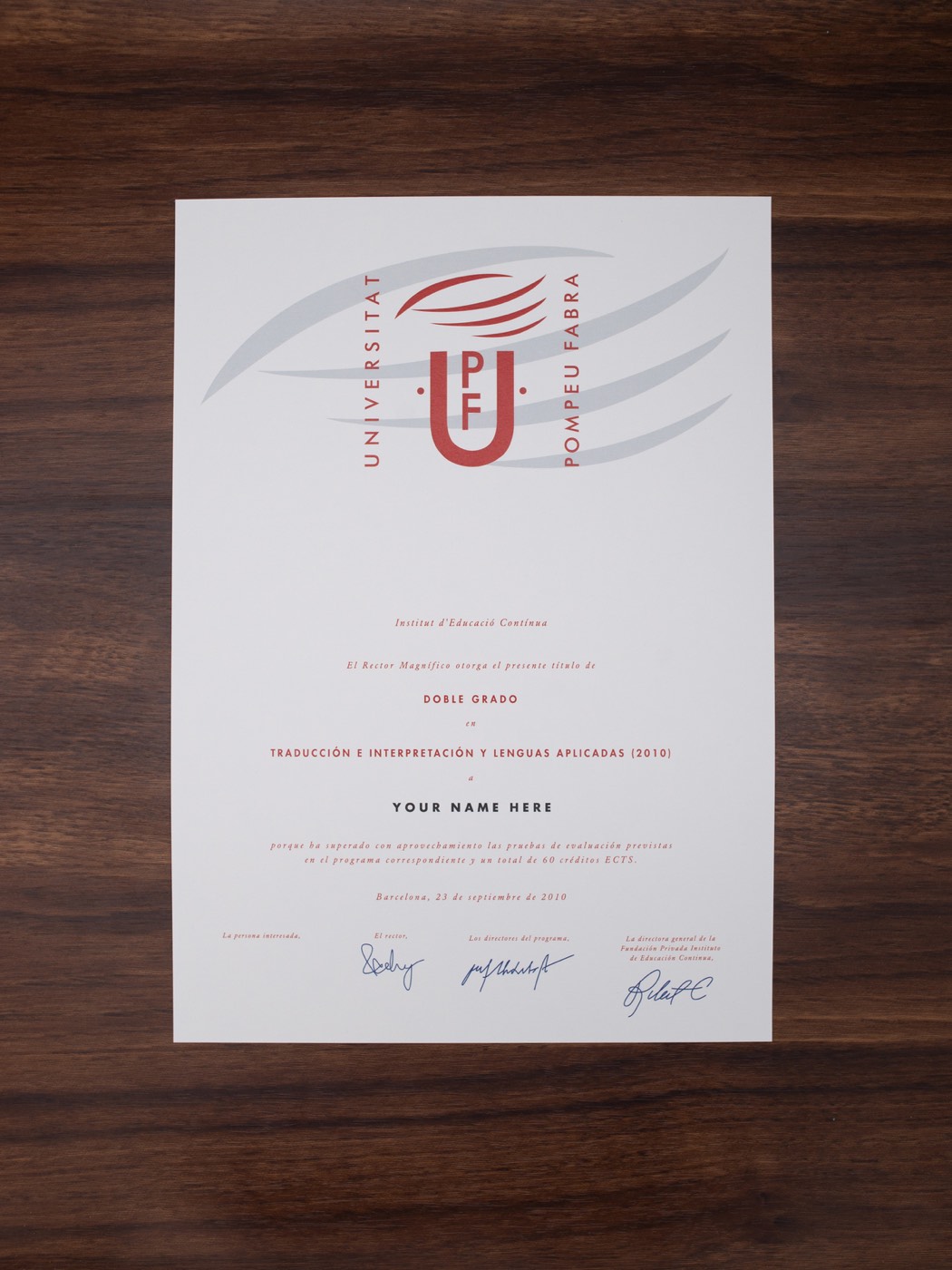 Universitat Pompeu Fabra sample