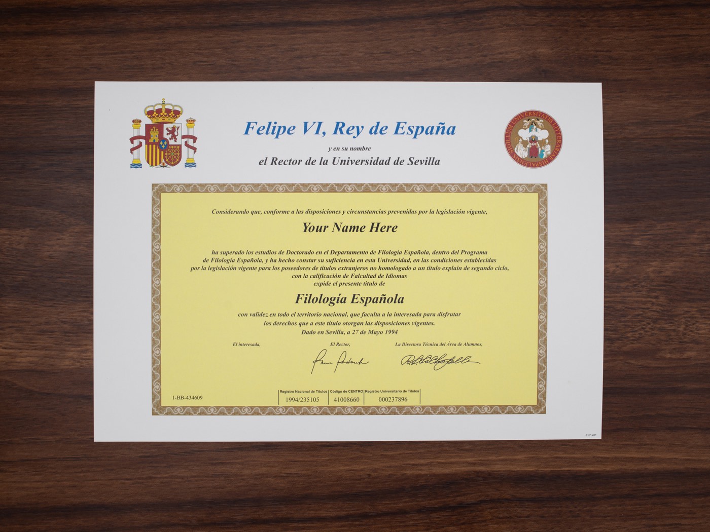 Universidad de Sevilla sample