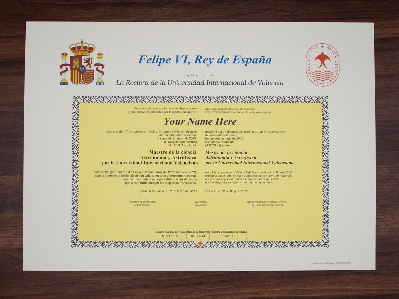 Universidad Internacional de Valencia sample