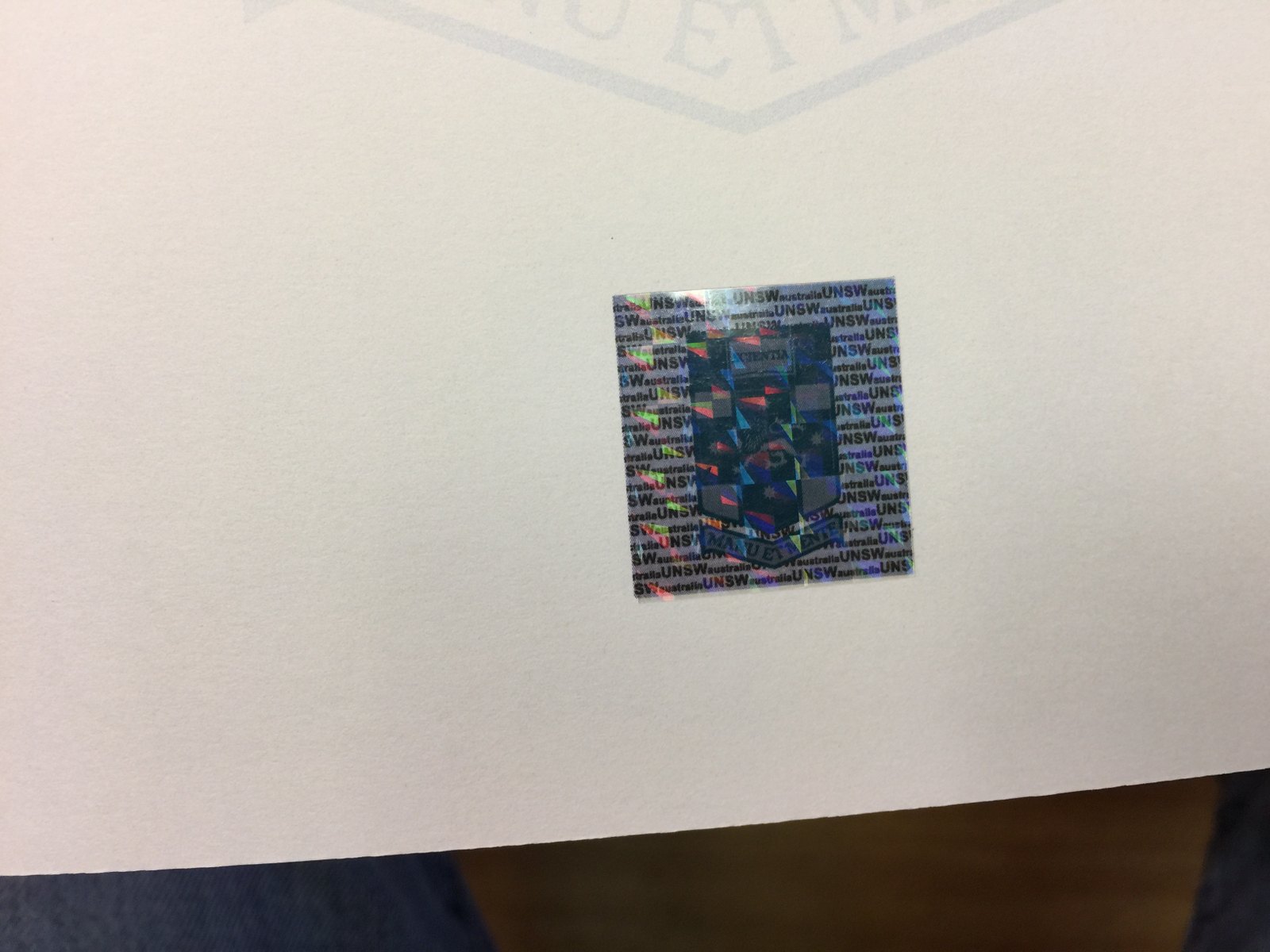 Security hologram