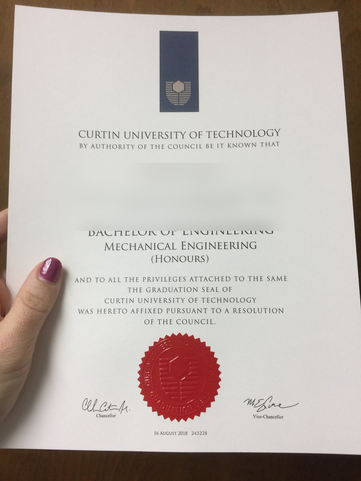 Curtin Uni Tech Diploma · Australia