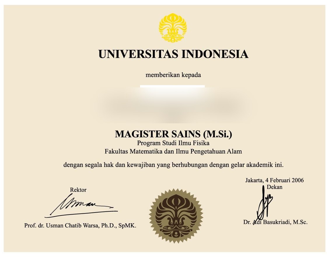 University of Indonesia · Indonesia
