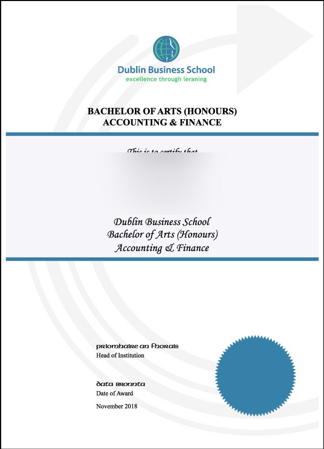 Ireland RD Dublin Business School Dip · Ireland