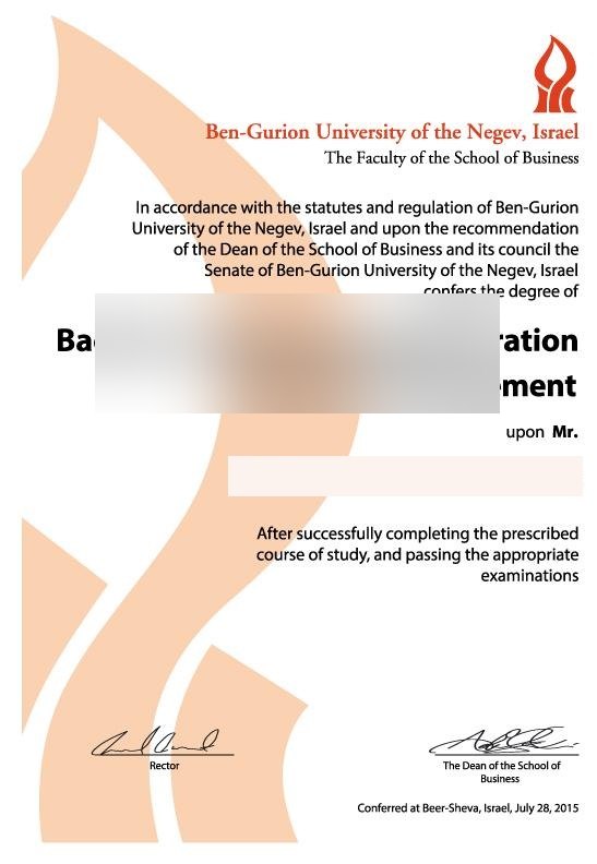 Ben Gurion University · Israel