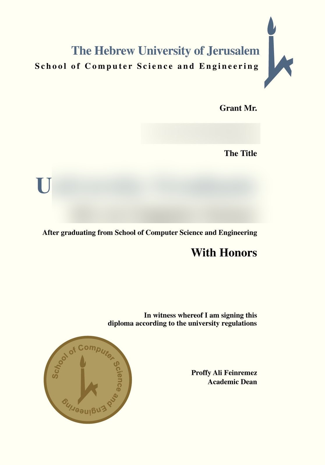 Hebrew University of Jerusalem · Israel