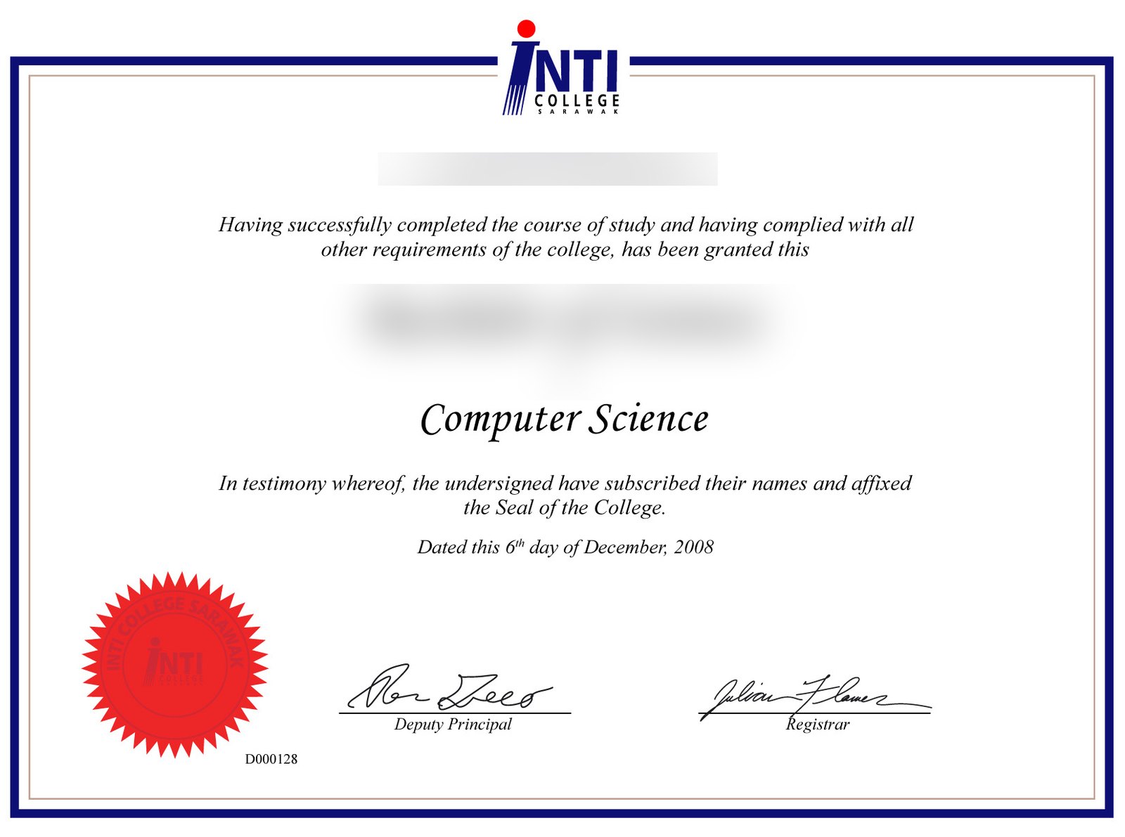 Malaysia INTI College Sarawak · Malaysia