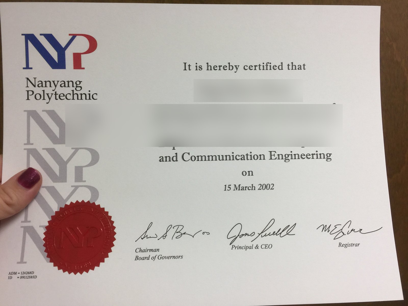 Malaysia Nanyang Polytechnic Diploma · Malaysia