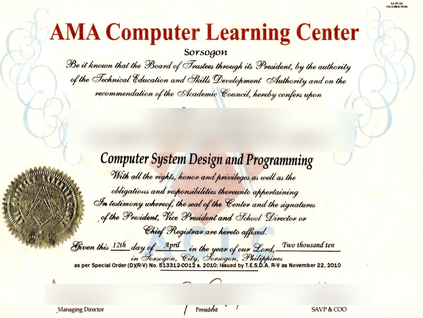 Phillipines AMA Computer College · Philippines