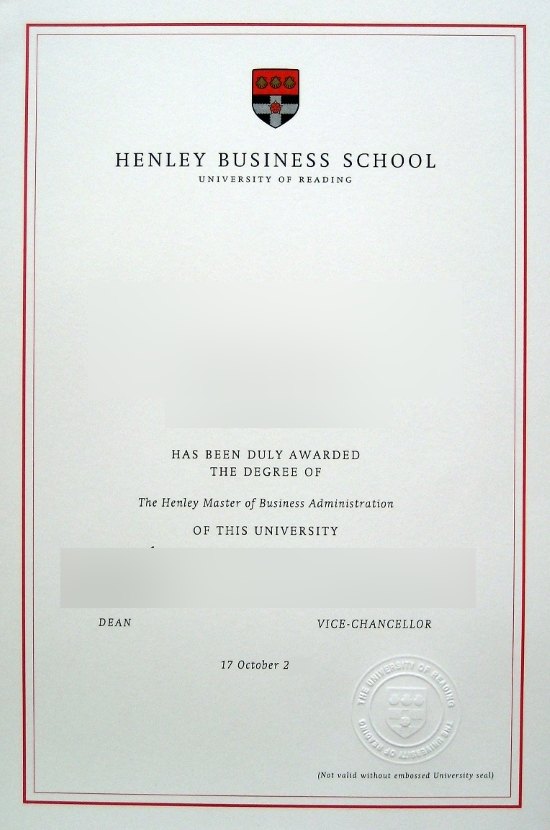 Henley Business School University of Reading · United Kingdom